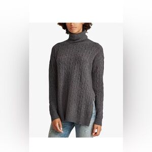 Polo Ralph Lauren women’s Cable Turtleneck Sweater size XS WOOL & CASHMERE